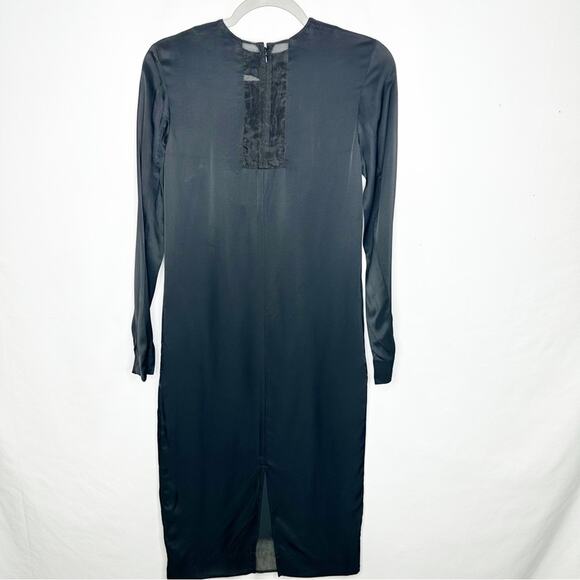 COS Black Long Sleeve Dress in Size 2 - Picture 5 of 5